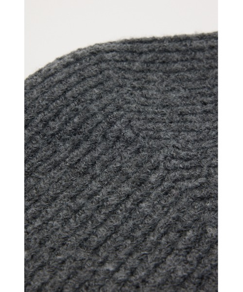 SLY(スライ)の「FLOWER EMBROIDERED KNIT SCARF フラワーエンブロイダリードニットスカーフ 秋服(ニットキャップ/ビーニー・レディース・ブラック/杢グレー・FREE)」の14枚目の写真