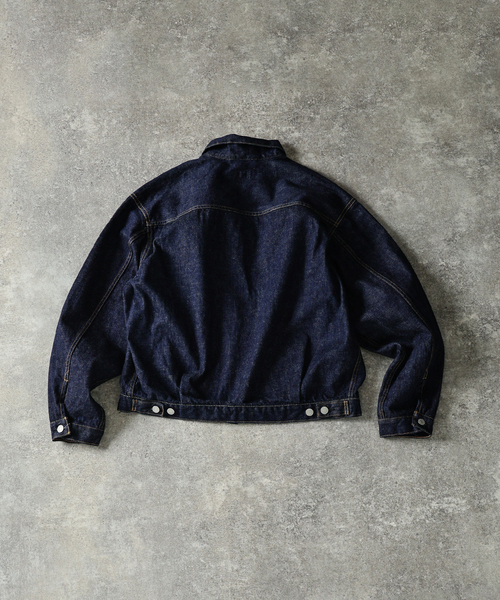 JOURNAL STANDARD J.S HOMESTEAD（ジャーナルスタンダードホームステッド）の「J.S.Homestead / 石川台 デニム 2nd セカンド ジャケット（デニムジャケット・メンズ・ネイビー・MEDIUM/LARGE）」の4枚目の写真