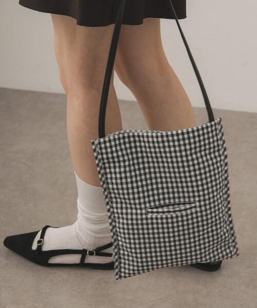 KBF(ケイビーエフ)の「パイピングデザインミニBAG(ショルダーバッグ・レディース・ブルー系その他/チェック・ONE)」の12枚目の写真