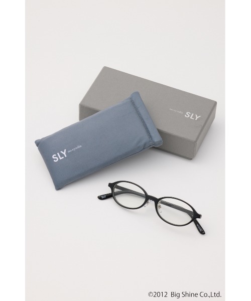 SLY(スライ)の「【noeyedia】ROUND EYEWEAR ノーアイディアラウンドアイウェア(メガネ・レディース・マルチ/ブラック・FREE)」の8枚目の写真
