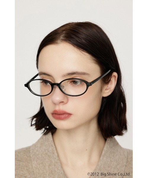 SLY(スライ)の「【noeyedia】ROUND EYEWEAR ノーアイディアラウンドアイウェア(メガネ・レディース・マルチ/ブラック・FREE)」の3枚目の写真
