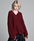 ADRER（アドラー）の「extra quality V-neck cotton knit / エクストラクオリティVネックコットンニット（ニット/セーター・L）」