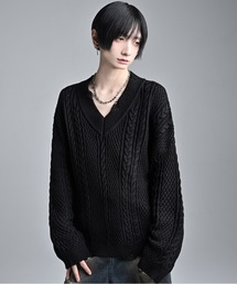 ADRER(�A�h���[)��extra quality V-neck cotton knit / �G�N�X�g���N�I���e�BV�l�b�N�R�b�g���j�b�g(�j�b�g/�Z�[�^�[)