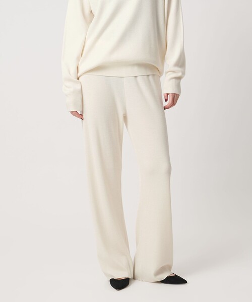 conte(コンテ)の「<conte>NVL ハイゲージ ニットパンツ(その他パンツ・レディース・ブラック/ナチュラル/ダークブラウン・S/M)」の3枚目の写真