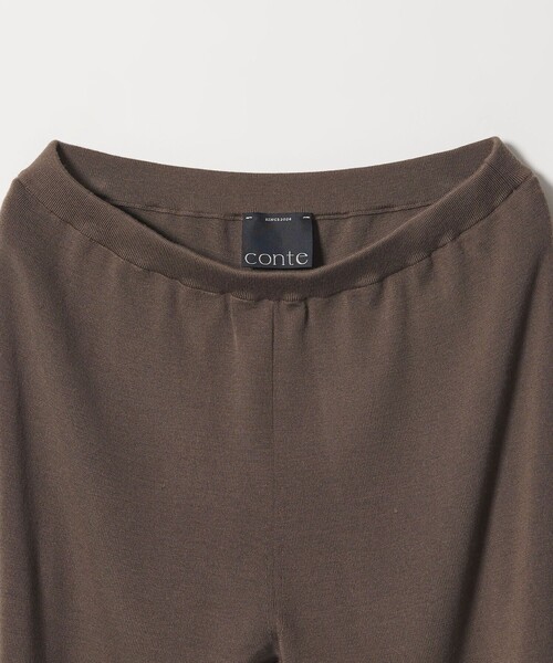 conte(コンテ)の「<conte>NVL ハイゲージ ニットパンツ(その他パンツ・レディース・ブラック/ナチュラル/ダークブラウン・S/M)」の16枚目の写真