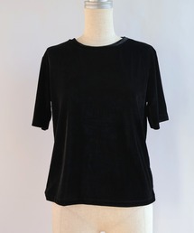 ストレッチシアーベロア半袖Tシャツ