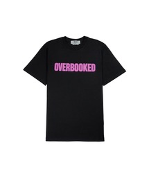 「OVERBOOKED」 レタリング ロゴTシャツ