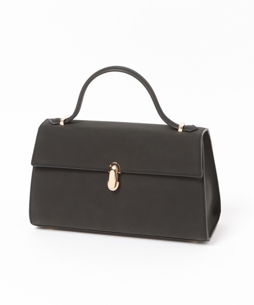 Andemiu(アンデミュウ)の「オ-バルメタルフラップBAG/1070221(ハンドバッグ・レディース・ブラック/ベージュ/ライトピンク・FREE)」の8枚目の写真