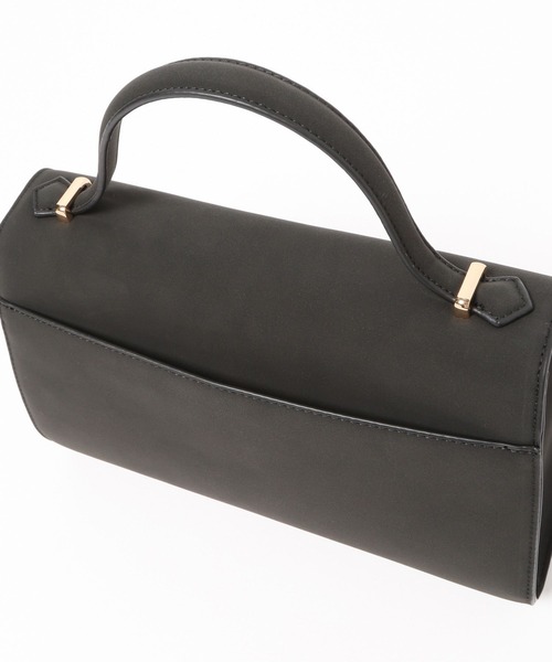 Andemiu(アンデミュウ)の「オ-バルメタルフラップBAG/1070221(ハンドバッグ・レディース・ブラック/ベージュ/ライトピンク・FREE)」の16枚目の写真