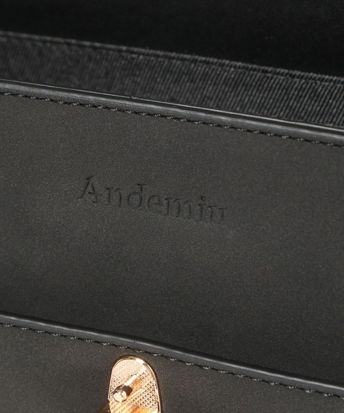Andemiu(アンデミュウ)の「オ-バルメタルフラップBAG/1070221(ハンドバッグ・レディース・ブラック/ベージュ/ライトピンク・FREE)」の20枚目の写真
