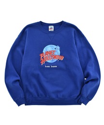 【USED】90's PLANET HOLLLYWOOD ロゴ スウェット USA製
