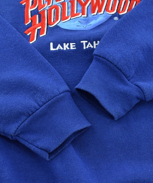 VINTAGE(ヴィンテージ)の「【USED】90's PLANET HOLLLYWOOD ロゴ スウェット USA製(スウェット・メンズ・ブルー・X-LARGE)」の3枚目の写真