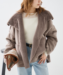 collection PRIVEE?（コレクションプリヴェ）の「COLLECTION PRIVEE？ ECOSHEARLING JK reversible ジャケット（その他アウター）」