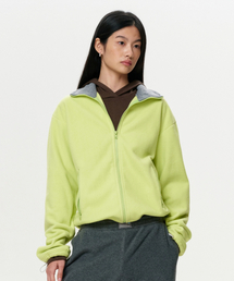 UNISEX ERA POLAR FLEECE ZIP-UP - CITRON