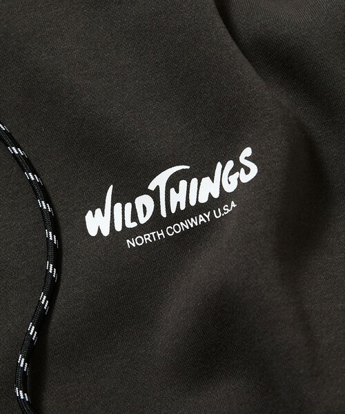 WILD THINGS(ワイルドシングス)の「WILD THINGS/ワイルドシングス 限定展開 別注 ジップパーカー / スウェット(パーカー・メンズ・ブラック/グレイッシュベージュ/スミクロ/アッシュグレー・LARGE/SMALL/MEDIUM)」の19枚目の写真