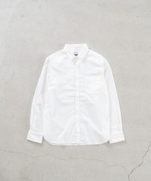 ナチュラルストレッチカシミアタッチツイルミニ衿シャツ