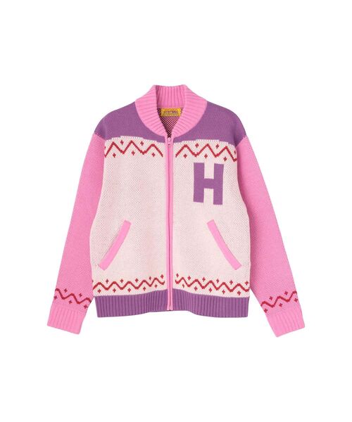 HYSTERIC GLAMOUR(ヒステリックグラマー)の「HYSTERIC SKUNKジャカード ジャンパー(その他アウター・レディース・ブルー/ピンク/ブラック・FREE)」の1枚目の写真