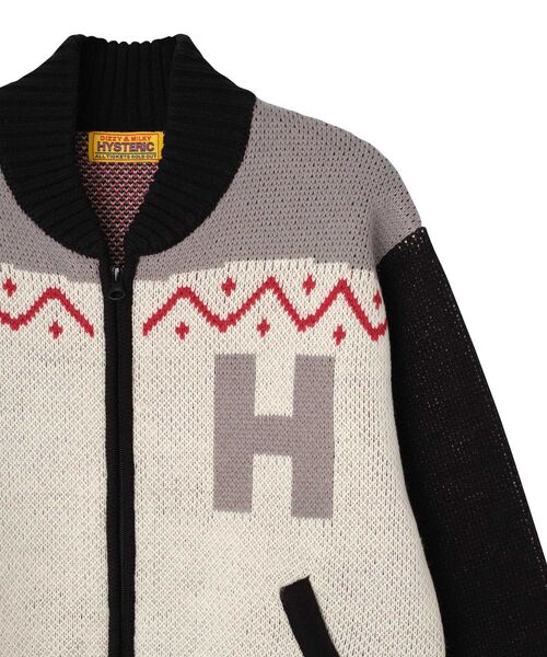 HYSTERIC GLAMOUR(ヒステリックグラマー)の「HYSTERIC SKUNKジャカード ジャンパー(その他アウター・レディース・ブルー/ピンク/ブラック・FREE)」の9枚目の写真