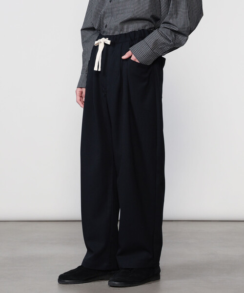 DANTON(ダントン)の「DANTON | フランネル 2タックイージーパンツ MEN(その他パンツ・メンズ・ダークネイビー/ダークグレー・42/40/38)」の12枚目の写真