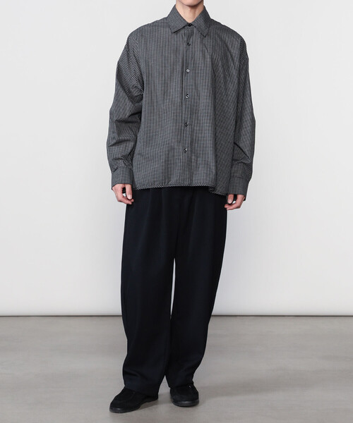 DANTON(ダントン)の「DANTON | フランネル 2タックイージーパンツ MEN(その他パンツ・メンズ・ダークネイビー/ダークグレー・42/40/38)」の13枚目の写真