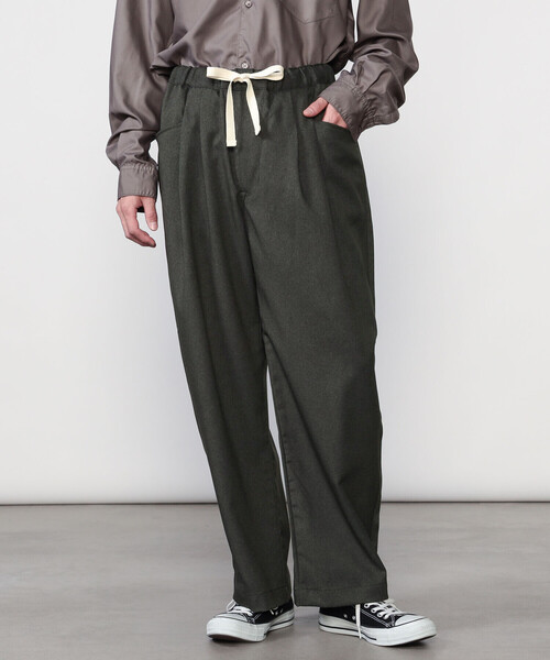 DANTON(ダントン)の「DANTON | フランネル 2タックイージーパンツ MEN(その他パンツ・メンズ・ダークネイビー/ダークグレー・42/40/38)」の14枚目の写真
