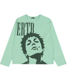 ERTR（イーアールティーアール）の「SICK BOY 長袖Tシャツ ミント（Tシャツ/カットソー）」