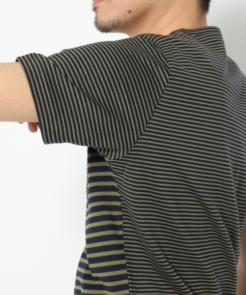 GLOBAL WORK(グローバルワーク)の「【高品質素材使用】スーピマボーダーVネックT/707598(Tシャツ/カットソー・メンズ・グレー/ネイビー/ダークグレー/ダークブルー/ブルー・SMALL/LARGE/X-LARGE/MEDIUM)」の20枚目の写真