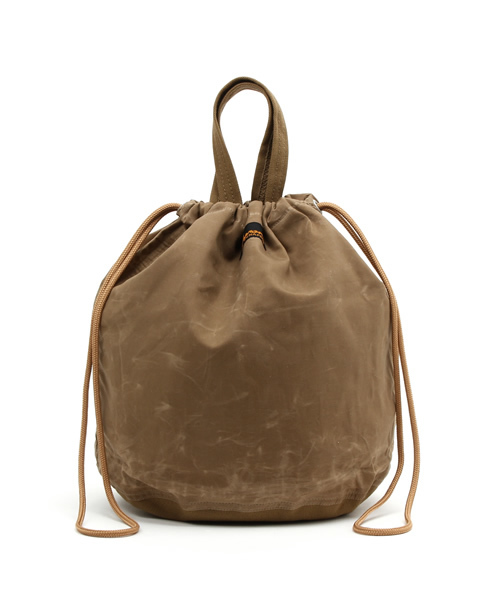 BEAMS BOY(ビームスボーイ)の「Napron / パラフィン PATIENTS BAG(トートバッグ・レディース・ベージュ/グリーン・ONE SIZE)」の3枚目の写真