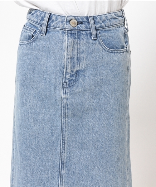 MOUSSY（マウジー）の「FRINGE SK（デニムスカート・レディース・ホワイト/ブルー・0/2/1）」の9枚目の写真
