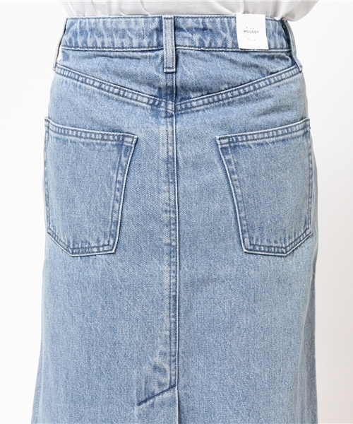 MOUSSY（マウジー）の「FRINGE SK（デニムスカート・レディース・ホワイト/ブルー・0/2/1）」の10枚目の写真