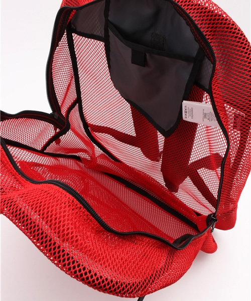 JANSPORT（ジャンスポーツ）の「WEGO/JANSPORT MESH PACK（バックパック/リュック・メンズ・レッド/ブラック・FREE）」の8枚目の写真