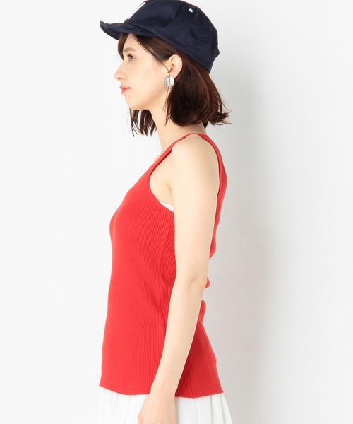 Another Edition（アナザーエディション）の「ワッフルタンクトップ/AEBC　ワッフル TANK TOP◆（タンクトップ・レディース・ホワイト/ライトグレー/レッド・FREE）」の10枚目の写真