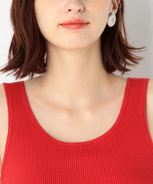 Another Edition（アナザーエディション）の「ワッフルタンクトップ/AEBC　ワッフル TANK TOP◆（タンクトップ・レディース・ホワイト/ライトグレー/レッド・FREE）」の7枚目の写真