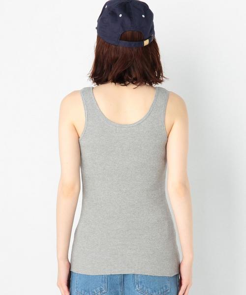 Another Edition（アナザーエディション）の「ワッフルタンクトップ/AEBC　ワッフル TANK TOP◆（タンクトップ・レディース・ホワイト/ライトグレー/レッド・FREE）」の11枚目の写真