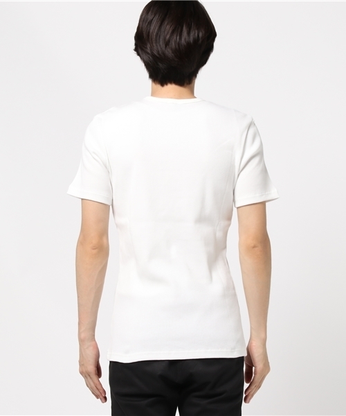 FACTOTUM（ファクトタム）の「【FACTOTUM JEANS】テレコアンダーシリーズ　クルーネック半袖（Tシャツ/カットソー・メンズ・ブラック/ホワイト/カーキ・46/44/48）」の10枚目の写真