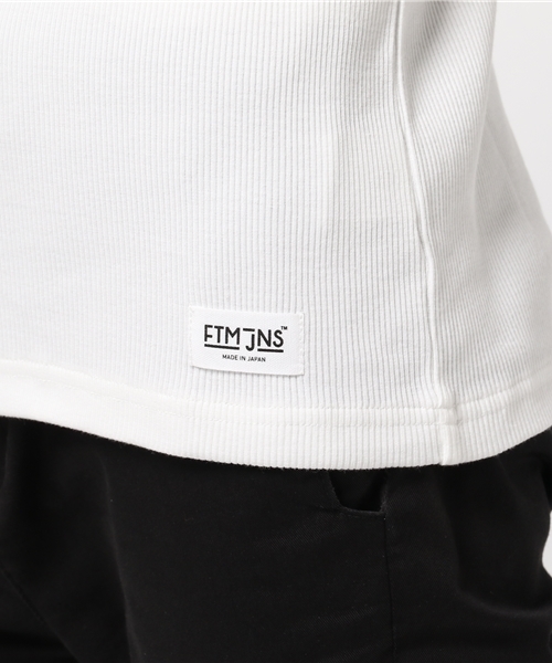 FACTOTUM（ファクトタム）の「【FACTOTUM JEANS】テレコアンダーシリーズ　クルーネック半袖（Tシャツ/カットソー・メンズ・ブラック/ホワイト/カーキ・46/44/48）」の5枚目の写真