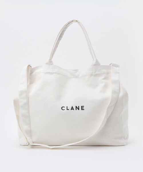 CLANE（クラネ）の「MULTI TOTE BAG（ボストンバッグ・レディース・ホワイト/ブラック・FREE）」の13枚目の写真