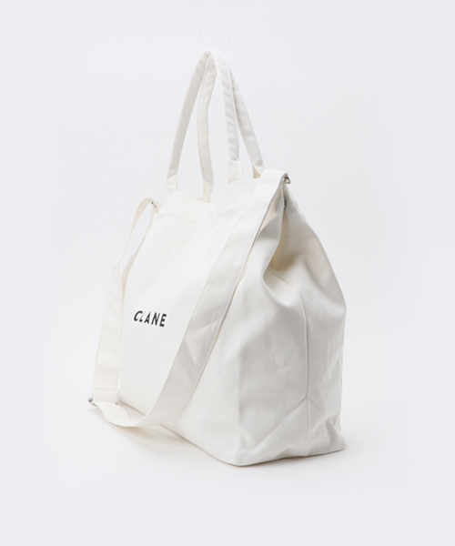 CLANE（クラネ）の「MULTI TOTE BAG（ボストンバッグ・レディース・ホワイト/ブラック・FREE）」の11枚目の写真