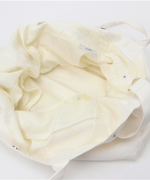 CLANE（クラネ）の「MULTI TOTE BAG（ボストンバッグ・レディース・ホワイト/ブラック・FREE）」の10枚目の写真
