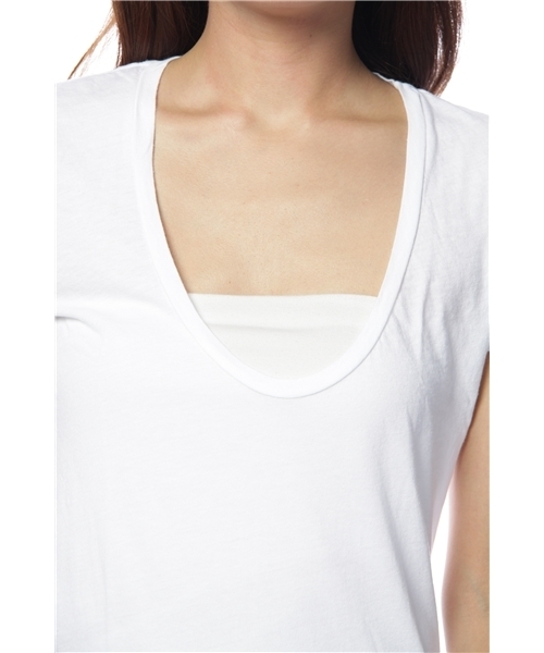 Ray BEAMS（レイビームス）の「【△Ray BEAMS LOS ANGELES / ショートスリーブU】（Tシャツ/カットソー・レディース・ホワイト/ライトグレー/ブラック/ベージュ/オリーブ/チャコールグレー/レッド系その他/インディゴブルー・1/2）」の11枚目の写真