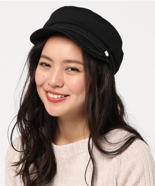 WEGO（ウィゴー）の「WEGO/マリンキャップ（キャスケット・レディース・ベージュ/ダークインディゴブルー/ブラック・FREE）」の9枚目の写真