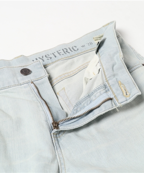 HYSTERIC GLAMOUR（ヒステリックグラマー）の「USED加工Sデニム スリムパンツ（デニムパンツ・レディース・インディゴブルー・23inch/24inch/25inch/26inch/27inch/28inch）」の9枚目の写真