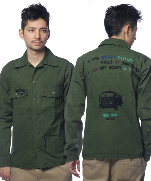 CIAOPANIC（チャオパニック）の「”PARK"  MAGIC BAS ARMY SHIRTS（シャツ/ブラウス・メンズ・カーキ/グリーン系その他・SMALL/MEDIUM）」の2枚目の写真