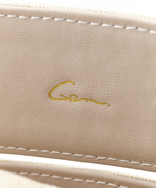 Gem.（ジェム）の「【Gem.】インターセクトキャンバストート / 　Intersect CanvasTote　011012466    （トートバッグ・レディース・オフホワイト/ネイビー/ブラック・FREE）」の10枚目の写真