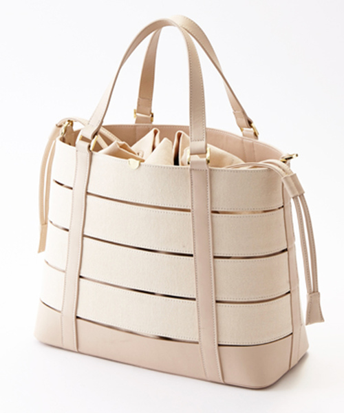 Gem.（ジェム）の「【Gem.】インターセクトキャンバストート / 　Intersect CanvasTote　011012466    （トートバッグ・レディース・オフホワイト/ネイビー/ブラック・FREE）」の17枚目の写真