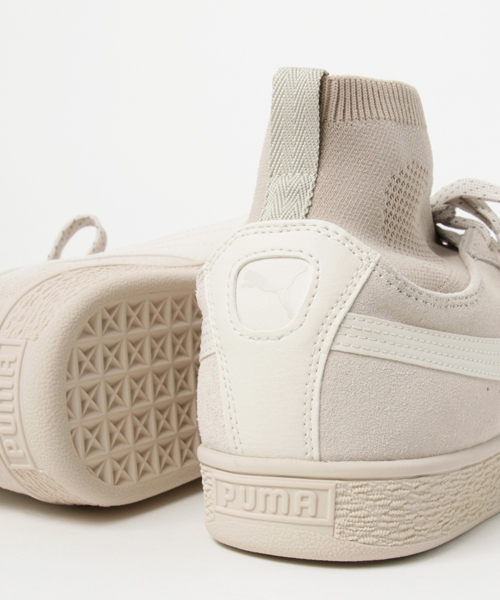 PUMA（プーマ）の「スウェード クラシック ソック（スニーカー・メンズ・ブラック/アイボリー・24.5cm/25.5cm/26.0cm/27.0cm/22.5cm/26.5cm/27.5cm/24.0cm/25.0cm/28.0cm/28.5cm/23.0cm/23.5cm/29.0cm/30.0cm）」の4枚目の写真
