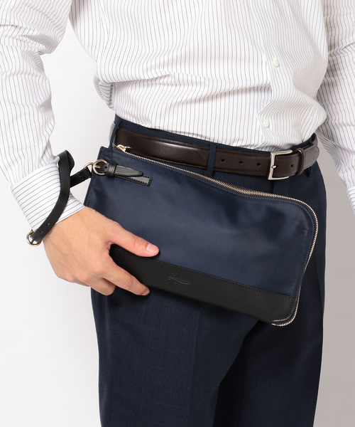 SHIPS（シップス）の「Boldrini Selleria: 【LIMONTAナイロン】 クラッチバッグ（クラッチバッグ・メンズ・ネイビー・ONE SIZE）」の7枚目の写真
