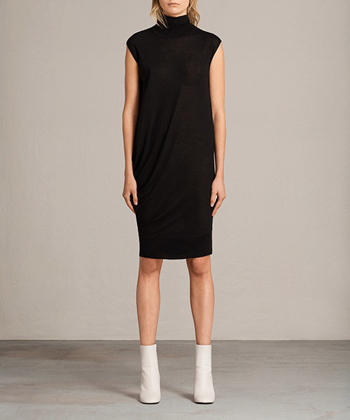 ALLSAINTS（オールセインツ）の「 DEMI SLEEVELESS（ワンピース・レディース・ホワイト/ブラック・4/6/8/2/10）」の2枚目の写真