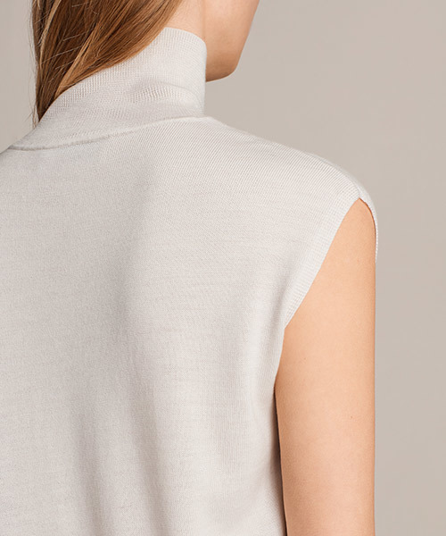 ALLSAINTS（オールセインツ）の「 DEMI SLEEVELESS（ワンピース・レディース・ホワイト/ブラック・4/6/8/2/10）」の14枚目の写真