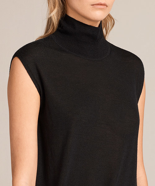 ALLSAINTS（オールセインツ）の「 DEMI SLEEVELESS（ワンピース・レディース・ホワイト/ブラック・4/6/8/2/10）」の10枚目の写真